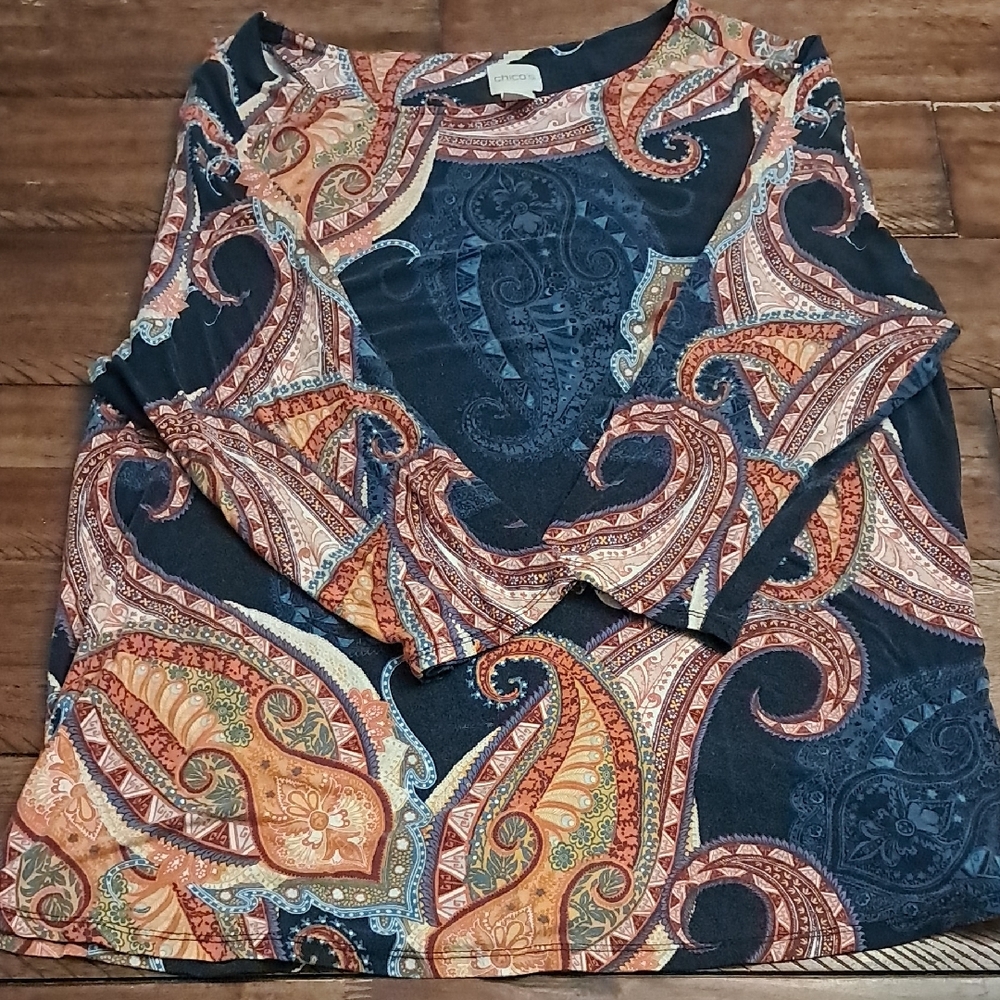 Paisley Print Women's Top